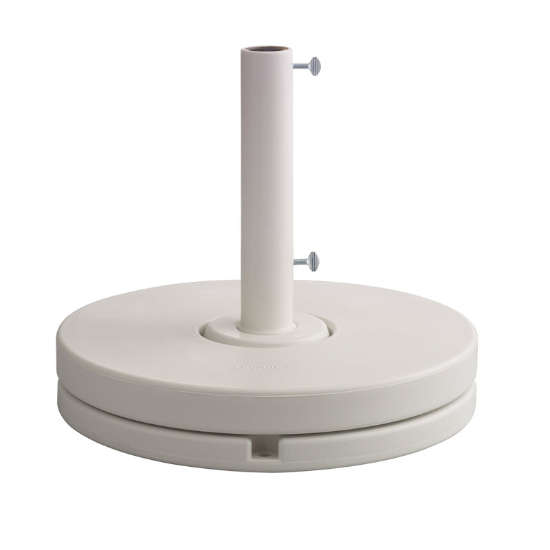 75 Lb. Free Standing Umbrella Base, White