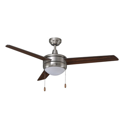 Villasenor 50" 3-Blade Indoor Ceiling Fan
