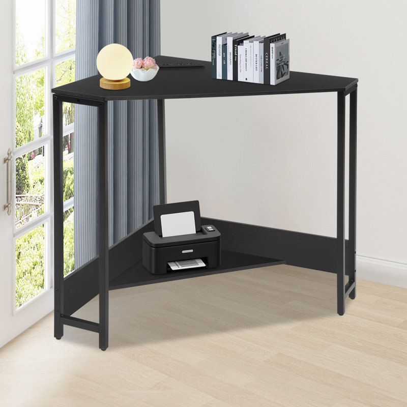 Bureau d'ordinateur l 26,77 po Humza, Noir