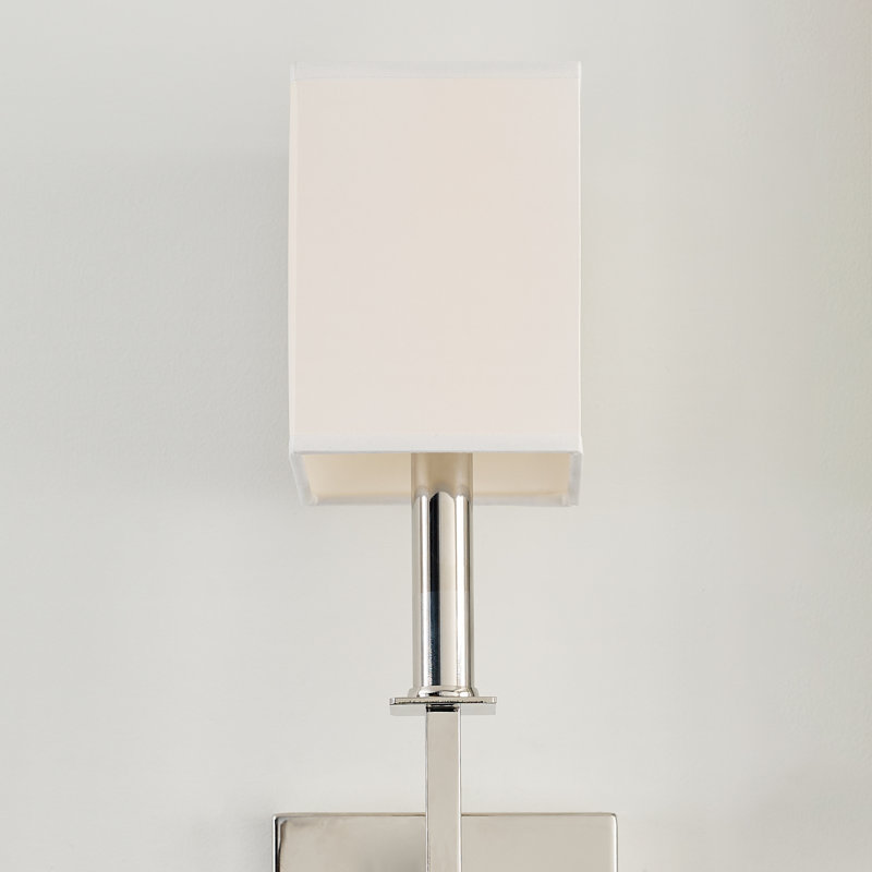 Quinn 1 - Light Armed Sconce, Polished Nickel