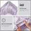 Ensemble de draps 6 pièces grand luxe lilas