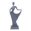 BRIGITTE CHIC LADY Iron Figurine 27cm-92166299