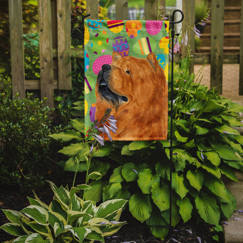 Drapeau de jardin Atara, Chow-chow (brun)