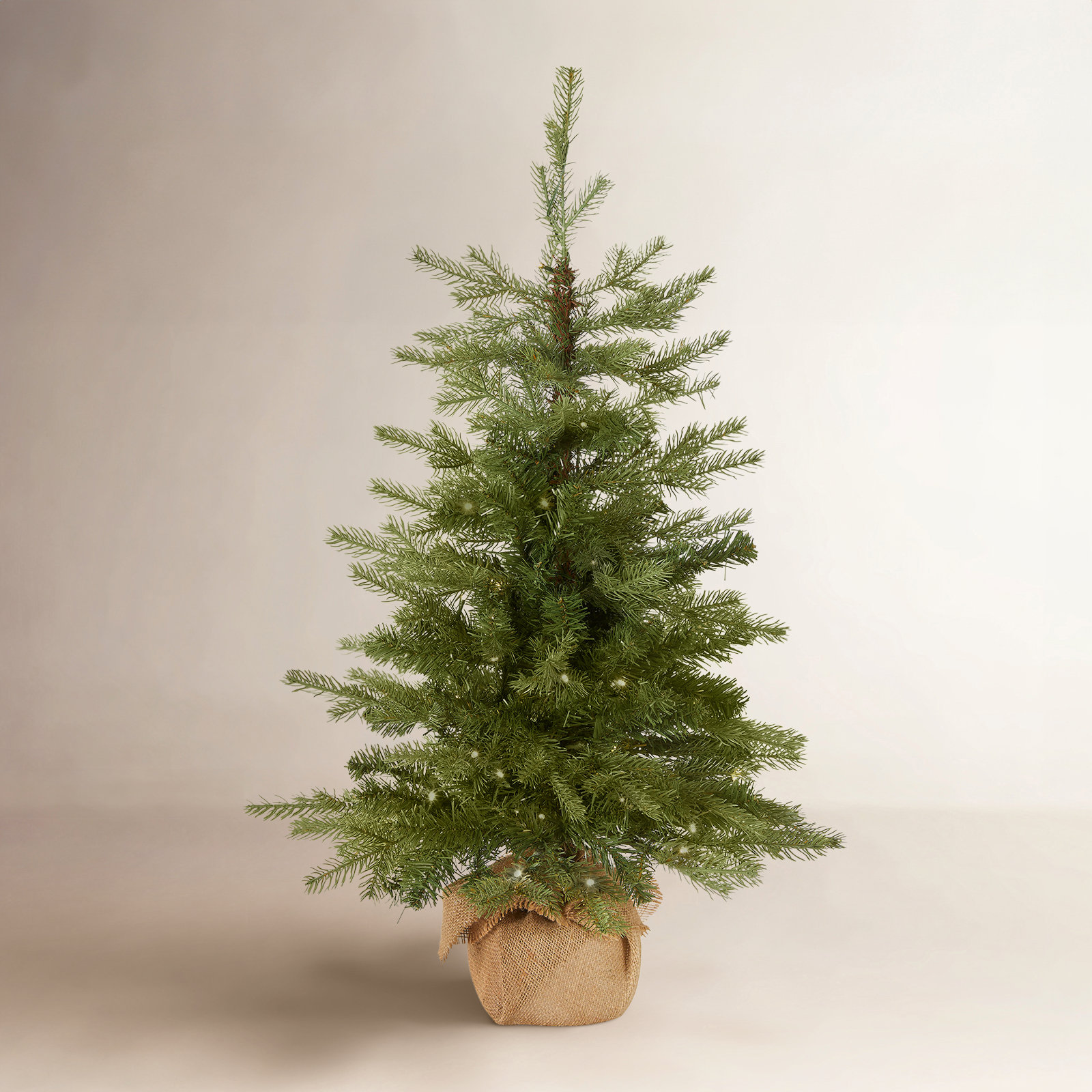 Nordic 3' Pre-Lit Spruce Christmas Tree