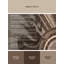 Tapis art déco lavable à la machine osckar écureuil beige - Reliure beige-1843813114