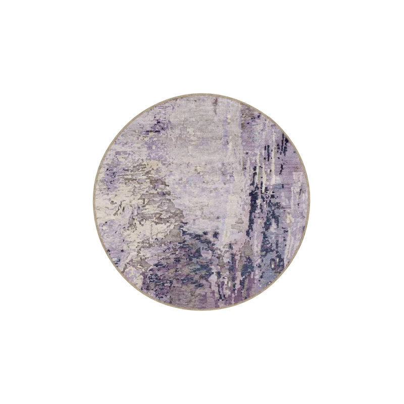 Tapis tissé pastel lavable, Rectangle 2'6" x 5'