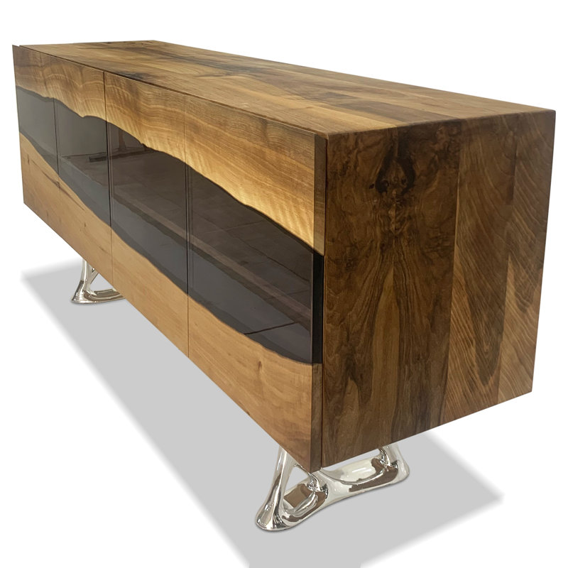 Milon 78.7'' W Solid Wood Credenza