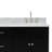 Partham 67'' Double Bathroom Vanity with Carrara Marble Top-93068094