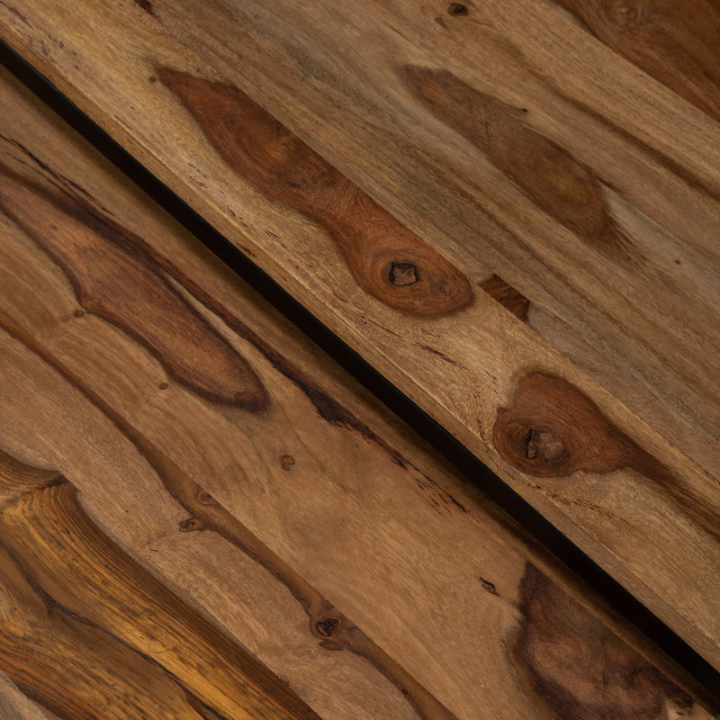 Megan Solid Wood Top Nesting Coffee Table