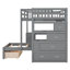 Lit superposé avec bureau, tiroirs et tablettes-118606540