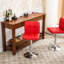 Ensemble de 2 tabourets de bar pivotants en similicuir réglables avec mousse confortable et fonction pivotante à 360 degrés-335713939