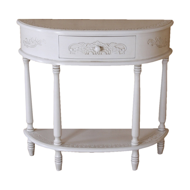 Benevides 33'' Solid Wood Console Table