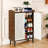 20 Pair 5 Tier Shoe Storage Cabinet with Doors-560598985