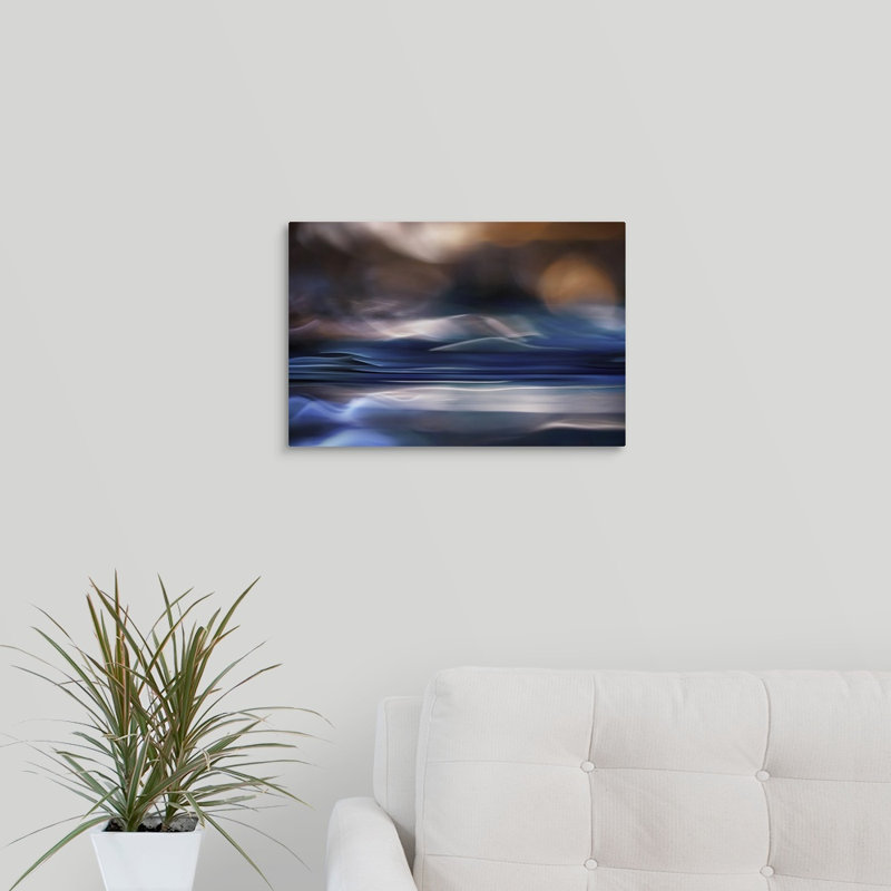 « côtier aube », impression sur toile, H 12 po x l 18 po x P 1,5 po