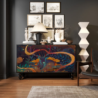 Retro high-end style sideboard