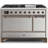 ILVE Majestic II Series 48 inch Dual Fuel Range with 8 Sealed Burners, Griddle (Solid Door)-64707737-64707734