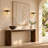 Grigor 1-Light Crysal Armed Sconce Bathroom Vanity Light