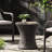 Stylish Grey Table - & Aluminum, 19.69" D Outdoor Side , H-1805495942