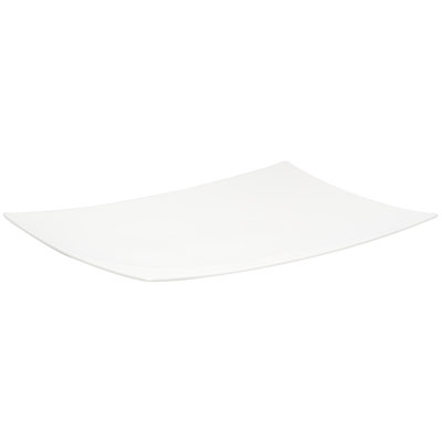Plateau rectangulaire rouge vanille extrême blanc