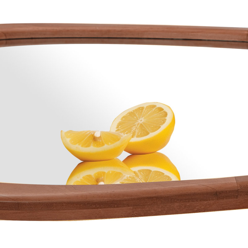 Miroir d'appoint Cotesfield, 30,5 po x 19 po, Noyer