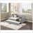 Elegant Daybed With Trundle, Tufted Upholstery, And Copper Nailhead Arms For Versatile Use-1915307794-1915307793