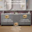 Meuble-lavabo moderne à double vasque minimaliste moderne-96113304