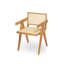 Chaise de salle à manger Chandigarh (ensemble de 2), naturel-1284831047