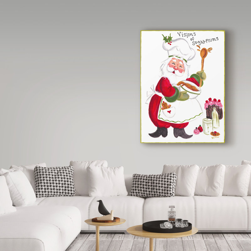 « vision of sugarplums », art sur toile, H 32 po x l 24 po x P 2 po