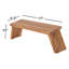 Banc de méditation Belari Teak