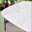 Table basse moderne en céramique à poutre de roche pour salon, conception carrée basse spacieuse, facile à nettoyer et amp; Assembler