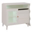 Buffet polyvalent en forme de L avec rangement abondant et attrait élégant