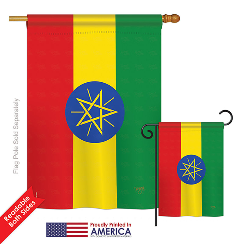 Drapeau de l'Éthiopie du monde Nationality Impressions