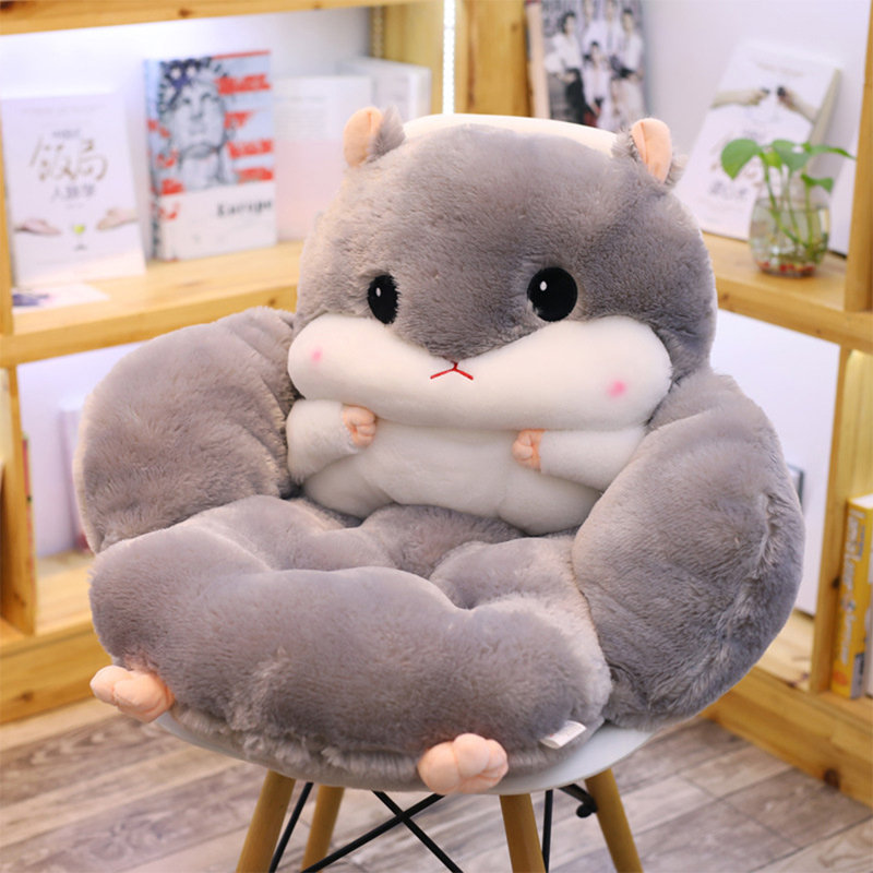 Hamster-shaped Seat Cushion