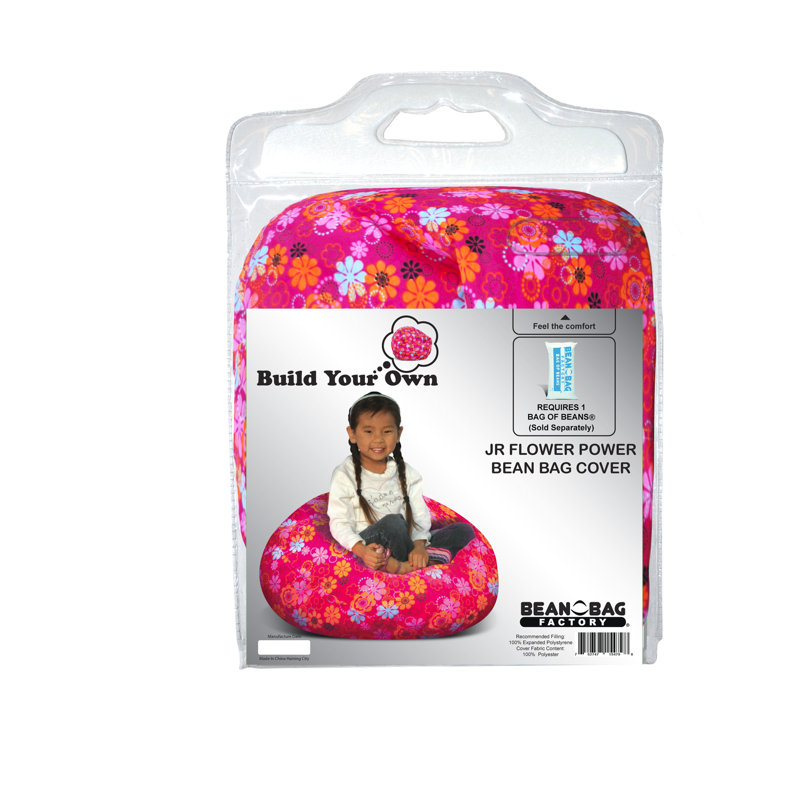 Housses pour fauteuil à billes en polycoton BBF Jr, Polyester rose, H 22 po x l 21 po x P 22 po