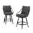Frayda Square 8 - Person 27.6" Long Bar Height Dining Set with Cushions