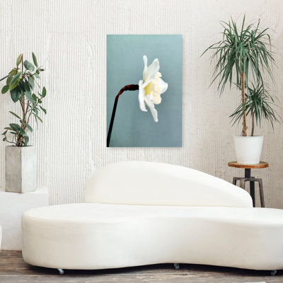 Art contemporain fleur élégante