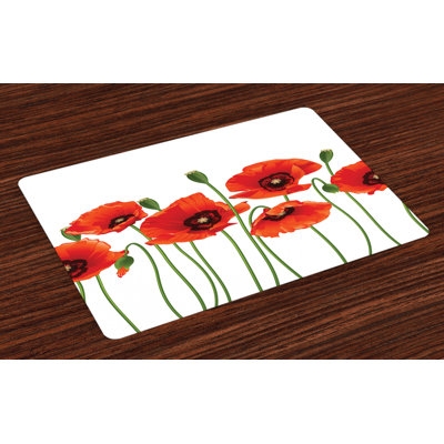 Armando Pastoral Flowers Botany Placemat