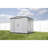 Classic Steel Storage Shed, 8X6, Flute Grey-67124323