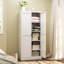 Durable Metal Pantry Cabinet - Easy Assemble, Multi-Use for Kitchen, Living Room, Bedroom-671419787