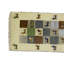 Tapis multicolore tribal 1 x 4 Indo Gabbeh