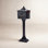Pedestal Locking Mailbox and Post Kit