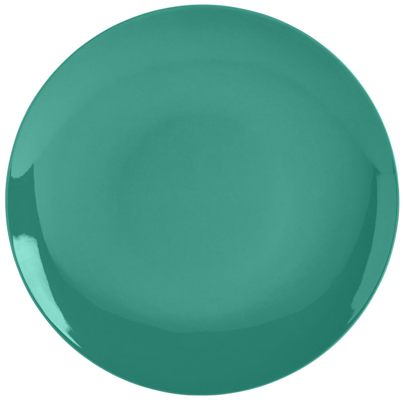 Emerald Green Melamine Outdoor Dinnerware Set, Service for 4