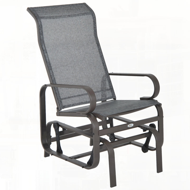 Chaise berçante coulissante simple à bascule