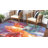 Azaleea Power Loomed Polypropylene Outdoor Are Rug in Blue/Red/Orange-696980090