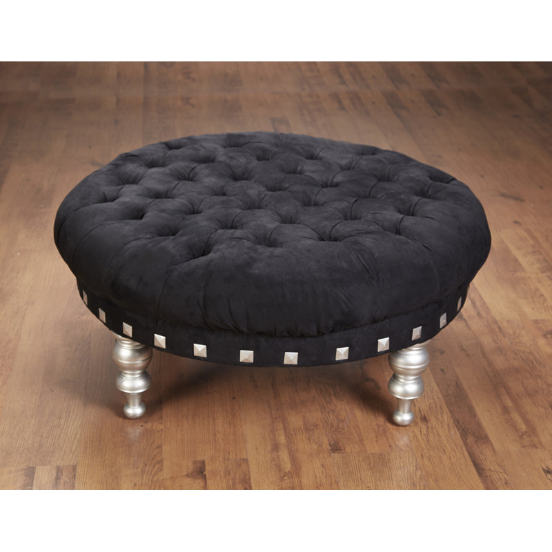 Velvet Ottoman
