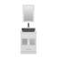 Ensemble de meuble-lavabo simple 24 po avec miroir Andrais-694830699-694830696