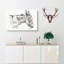 The Head of a Donkey by Jean Bernard - Wrapped Canvas Drawing - Wrapped Canvas-55359151