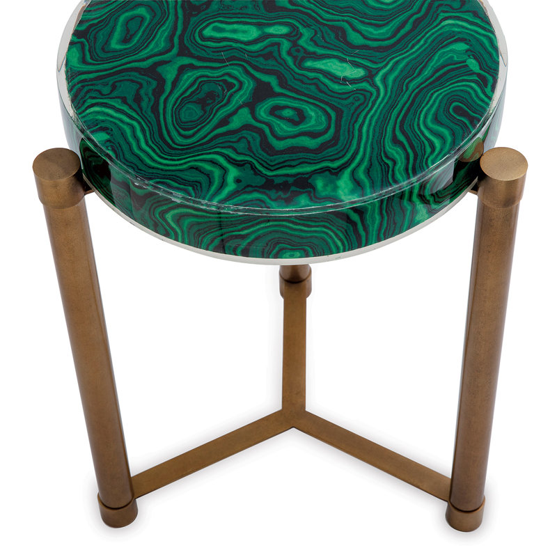 Table de bout Malachite