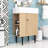 21.6" Bathroom vanity with Single Ceramic Sink