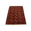 Tapis unique en laine noué à la main 4 pi 2 po x 6 pi 1 po rouge / noir New Age Pasty